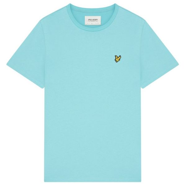 Lyle & Scott Plain T-shirt Licht Blauw