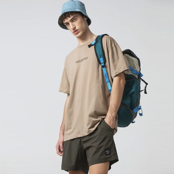 In Gold We Trust The Future T-shirt Beige