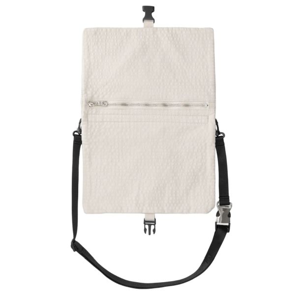 Olaf Passport Seersucker Bag Grijs