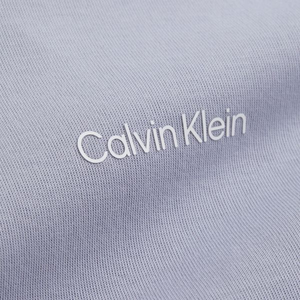 Calvin Klein Micro Logo Hoodie Licht Grijs