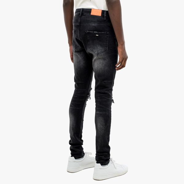 Flâneur Trasher Denim Jeans Zwart