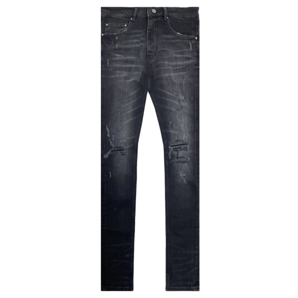 Flâneur Trasher Denim Jeans Zwart