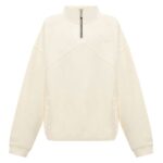 Rhude Quarter Zip Sweater Off White