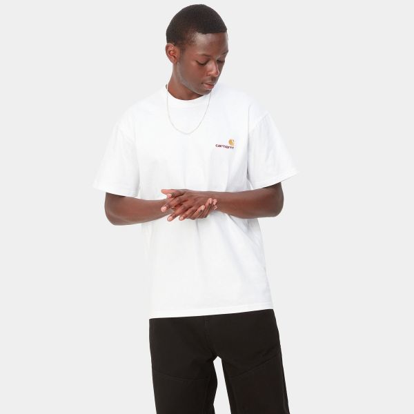 Carhartt American Script T-shirt Wit