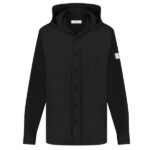 Flâneur Atelier Hooded Overshirt Zwart