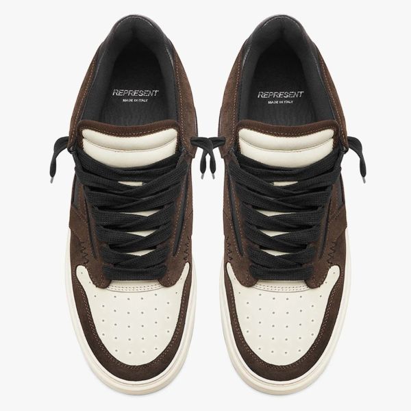 Represent Reptor Low Sneaker Bruin/Zwart