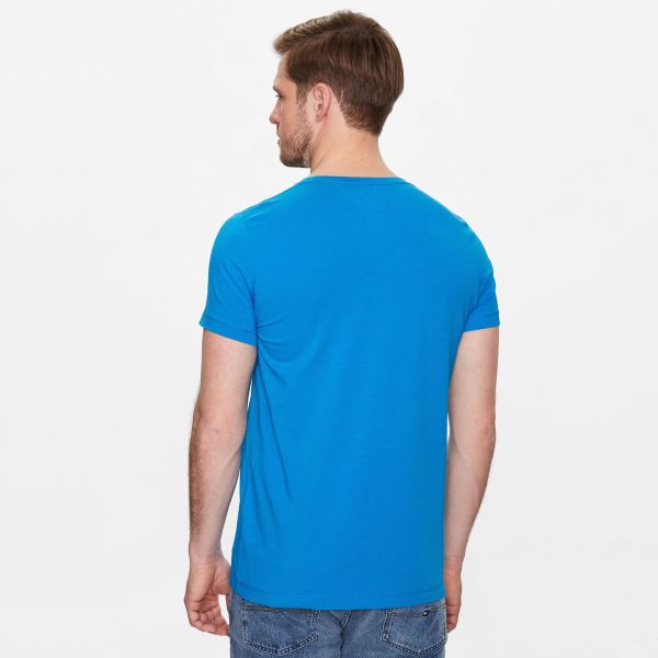 Tommy Hilfiger Stretch Slim Fit T-shirt Blauw