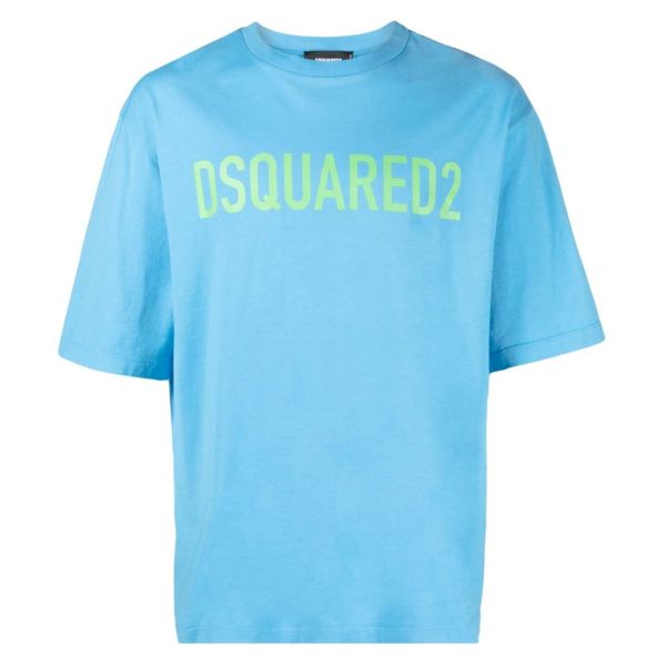 Dsquared2 Loose Fit T-shirt Blauw