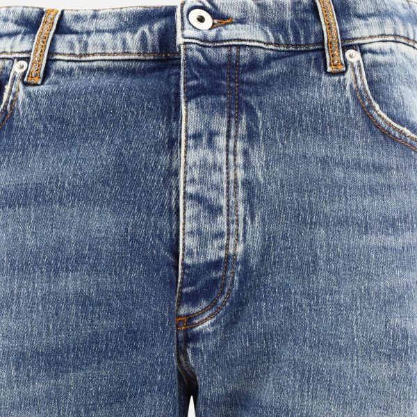 Heron Preston Ex-Ray Washed Hammer Jeans Blauw