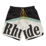 Rhude Awakening Korte Broek Zwart/Wit