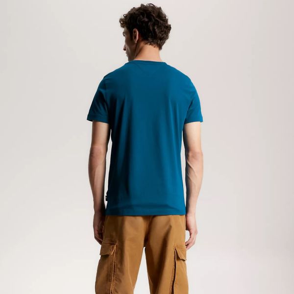 Tommy Hilfiger Monotype Roundle T-shirt Blauw