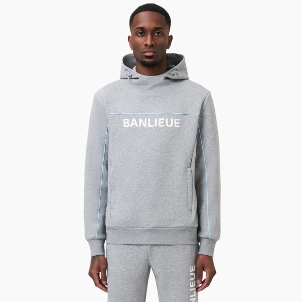 Banlieue 3D Tracktop Hoodie Grijs