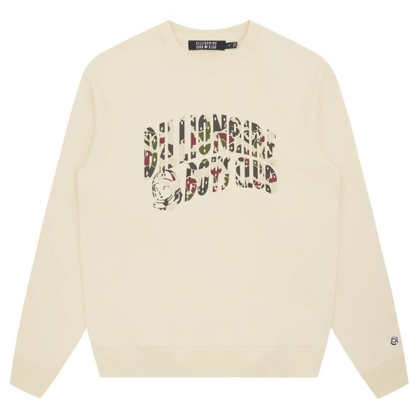 Billionaire Boys Club Duck Camo Arch Logo Sweater Off White
