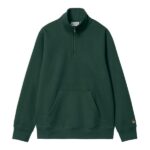 Carhartt Chase Neck Zip Sweater Donker Groen