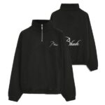 Rhude Quarter Zip Sweater Zwart