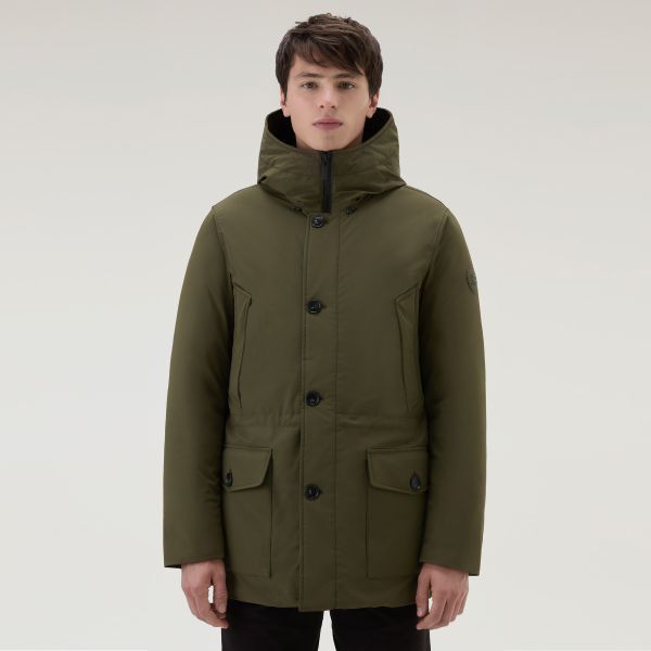 Woolrich Arctic Stretch Down Parka Donker Groen