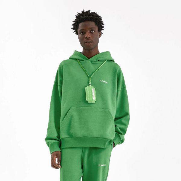 Flâneur Essential Hoodie Groen