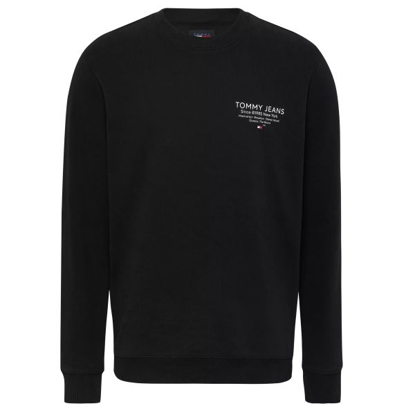 Tommy Jeans Essential Graphic Sweater Zwart