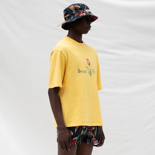 Bram's Fruit Tulip Aquarel T-shirt Geel