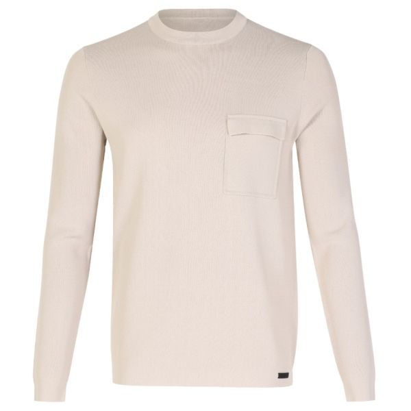 Genti Round Trui Beige