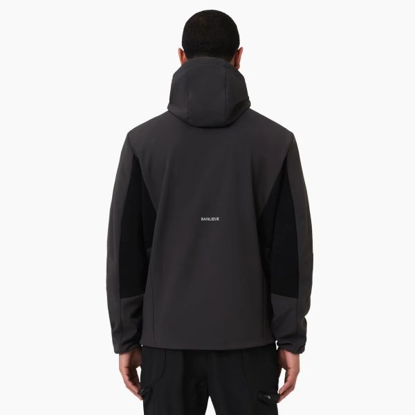 Banlieue B+ Tactical Softshell Jack Antraciet