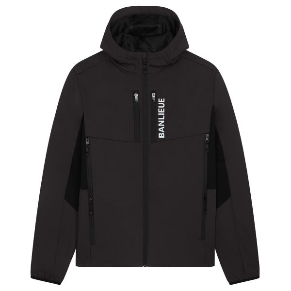 Banlieue B+ Tactical Softshell Jack Antraciet
