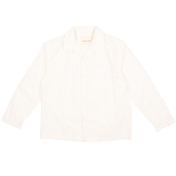 Bram's Fruit Broderie Overhemd Off White