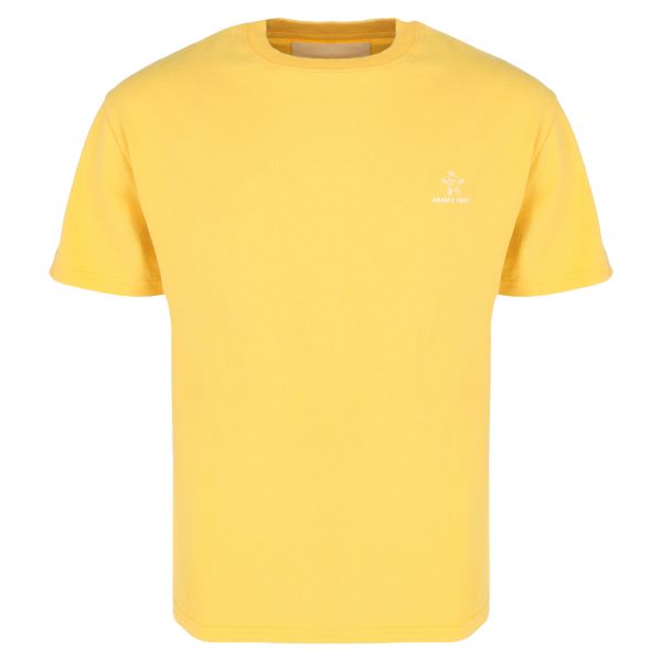 Bram’s Fruit Outline Lemon T-shirt Geel