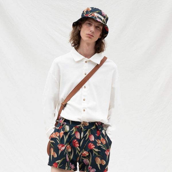 Bram's Fruit Rib Overhemd Wit