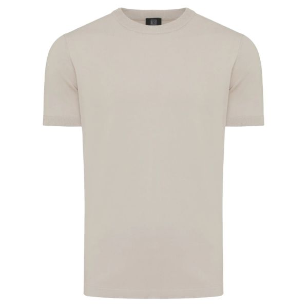 Genti Round T-shirt Beige