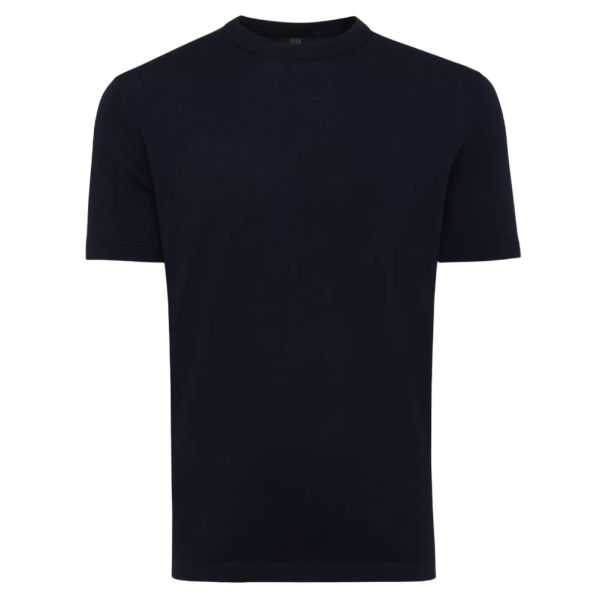 Genti Round T-shirt Navy