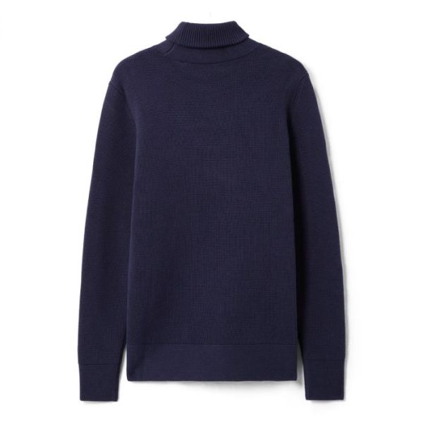 Ma.strum Milano Knitted Roll Neck Sweater Navy