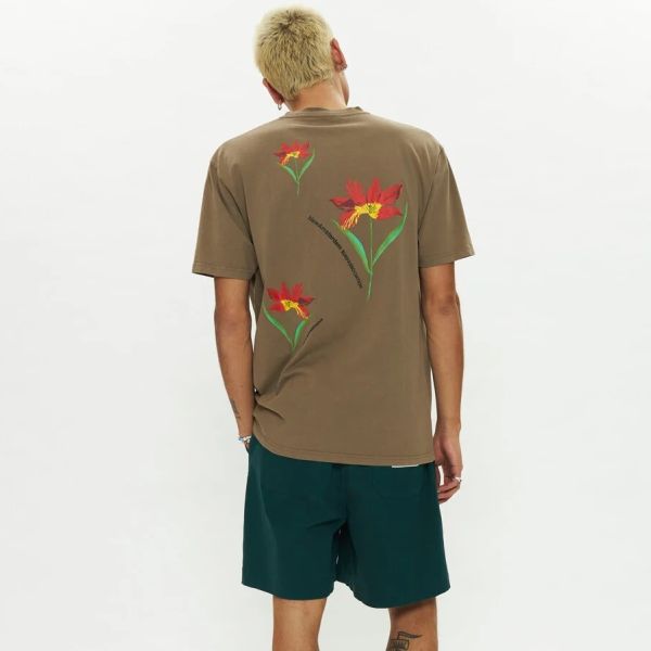 New Amsterdam Surf Association Tulip T-shirt Bruin