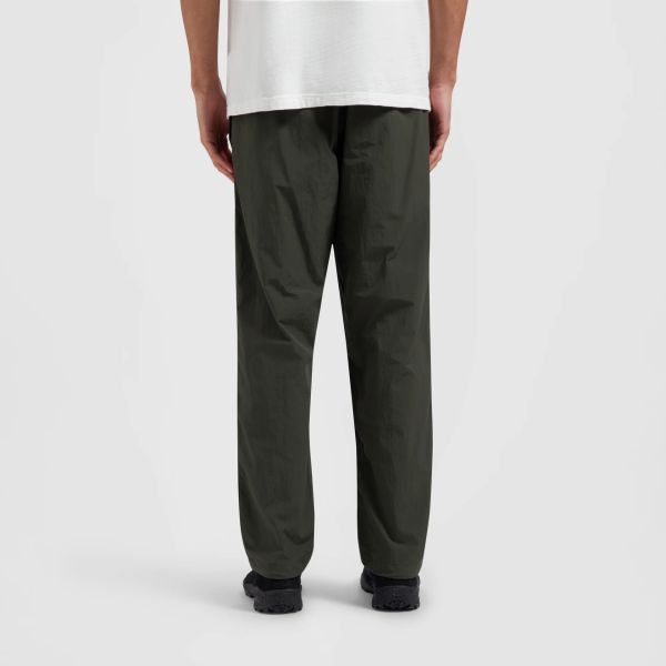 Olaf Crinkle Nylon Trainingsbroek Donker Groen