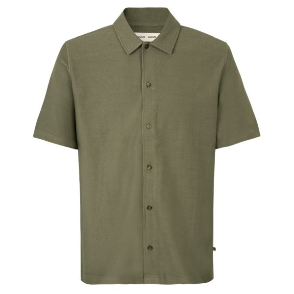 Samsøe Samsøe Kvistbro Overhemd Donker Groen
