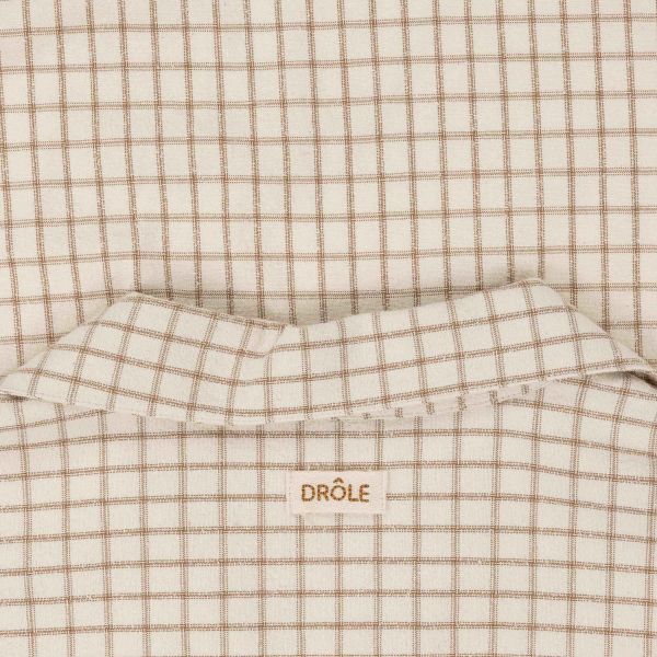 Drôle De Monsieur La Chemise Carreaux Overhemd Beige