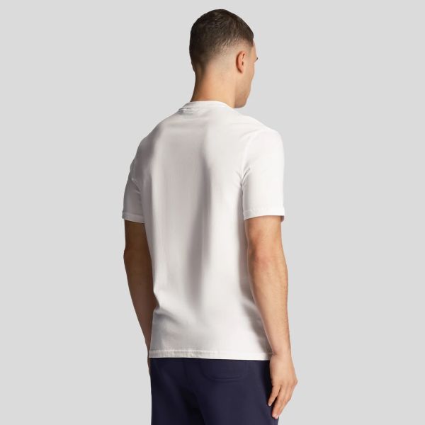 Lyle & Scott Contrast Pocket T-shirt Wit