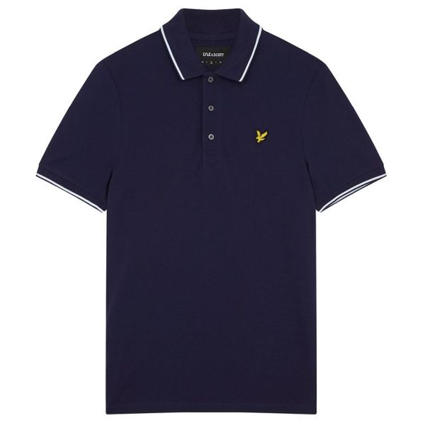 Lyle & Scott Tipped Polo Navy