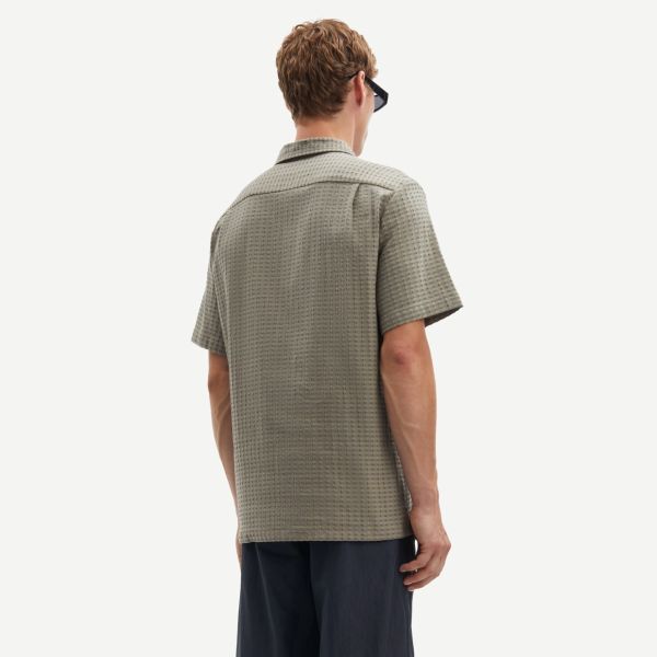 Samsøe Samsøe Avan Overhemd Donker Groen