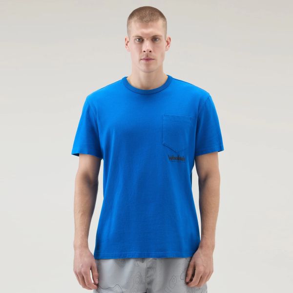 Woolrich Trail T-shirt Blauw