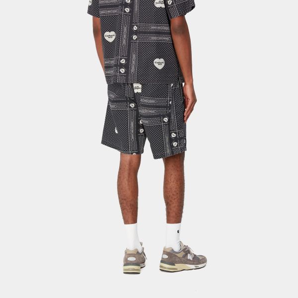Carhartt Heart Bandana Korte Broek Zwart
