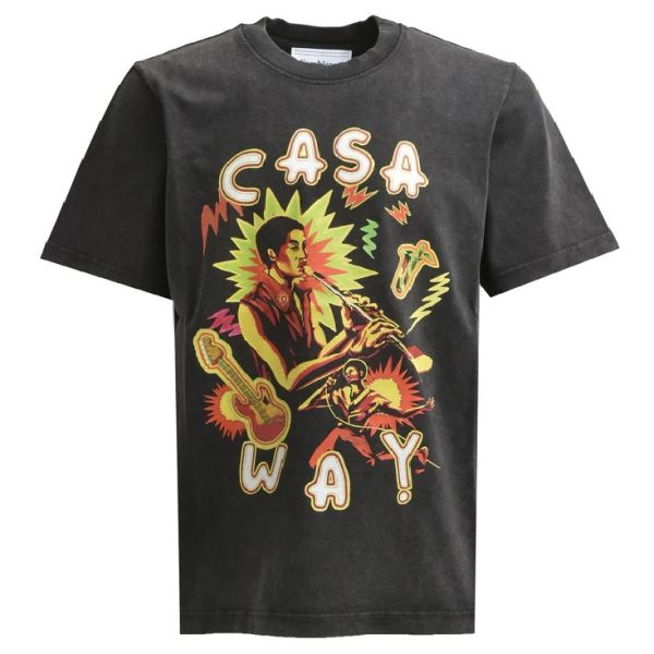 Casablanca Music For The People T-shirt Zwart