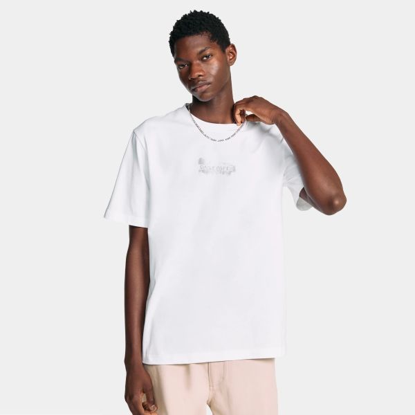 Daily Paper Scratch Logo T-shirt Wit