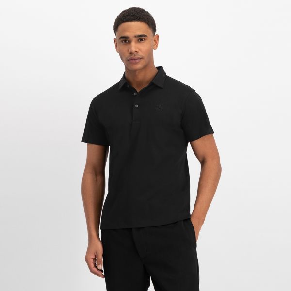 In Gold We Trust The Smooth Polo Zwart