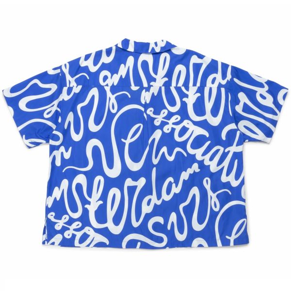 New Amsterdam Surf Association Wijk Tulip Overhemd Blauw/Wit