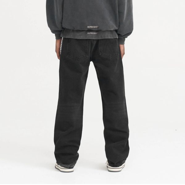 Represent R3D Destroyer Baggy Jeans Zwart