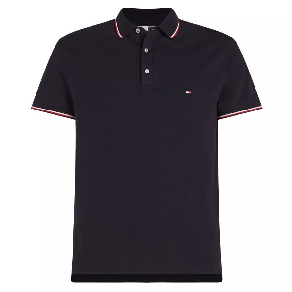 Tommy Hilfiger 1985 RWB Tipped Polo Navy