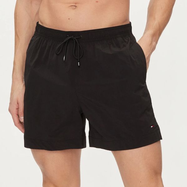 Tommy Hilfiger Medium Drawstring Zwembroek Zwart