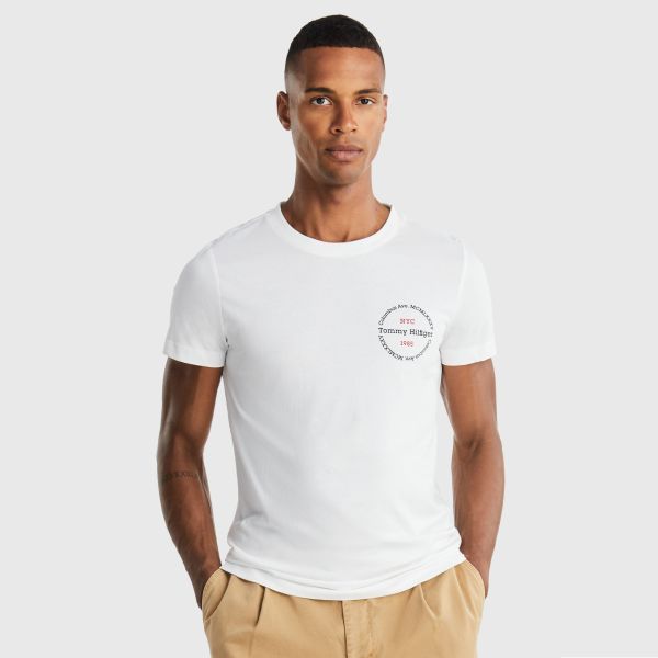 Tommy Hilfiger Roundle T-shirt Wit