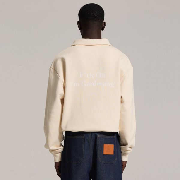 Bram's Fruit Gardening Polo Sweater Off White